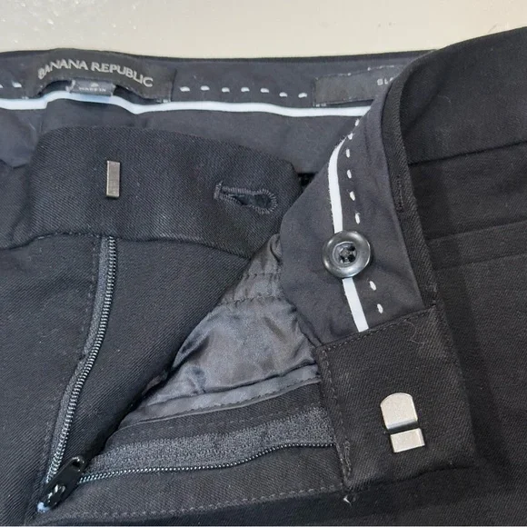 Banana republic women’s Size 2 skinny black pants Sloan - Picture 7 of 11